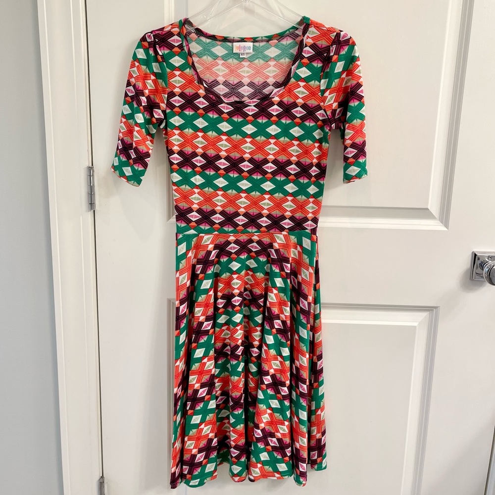 LuLaRoe Nicole Dress XS
